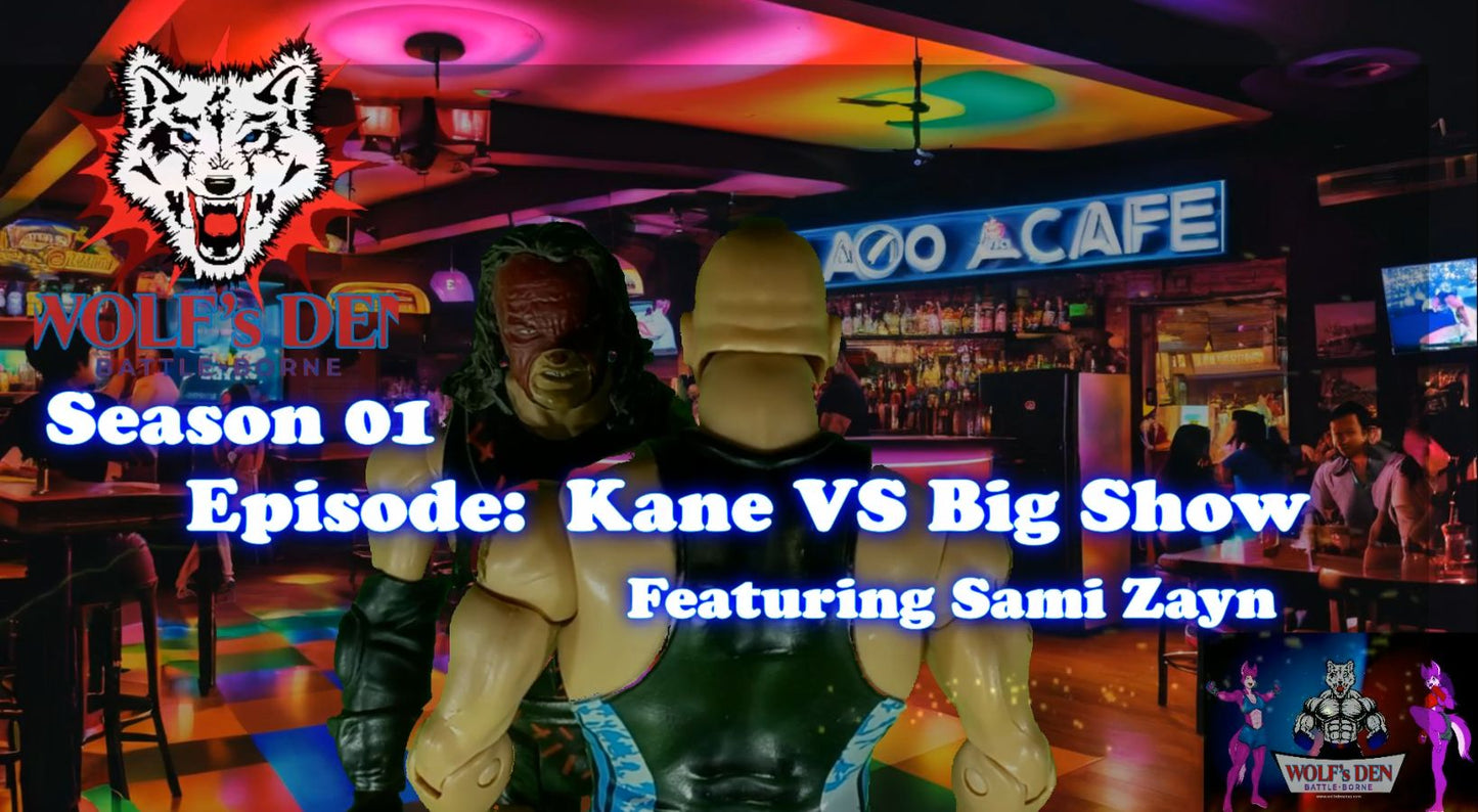 Kane Versus Big Show Featuring Sami Zayn Season 1 Wrestling Toys and Action Figures