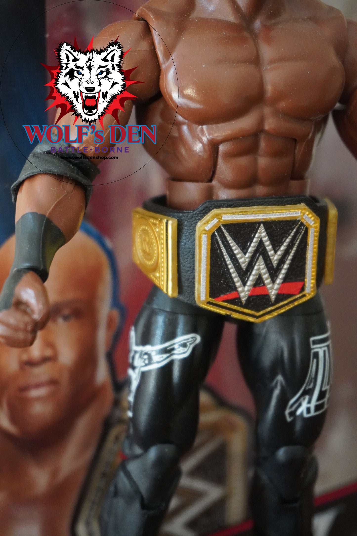 Bobby Lashley Elite Action Figure With WWE Championship Belt