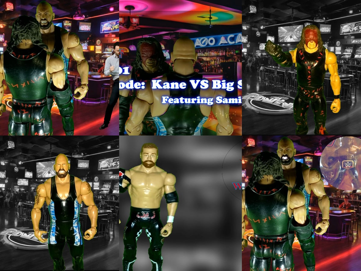 Kane Versus Big Show Featuring Sami Zayn Season 1 Wrestling Toys and Action Figures