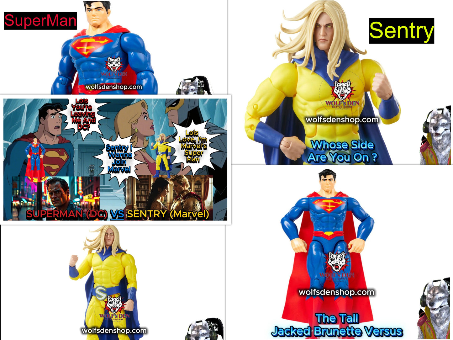 Superman VS Sentry Featuring Krypto