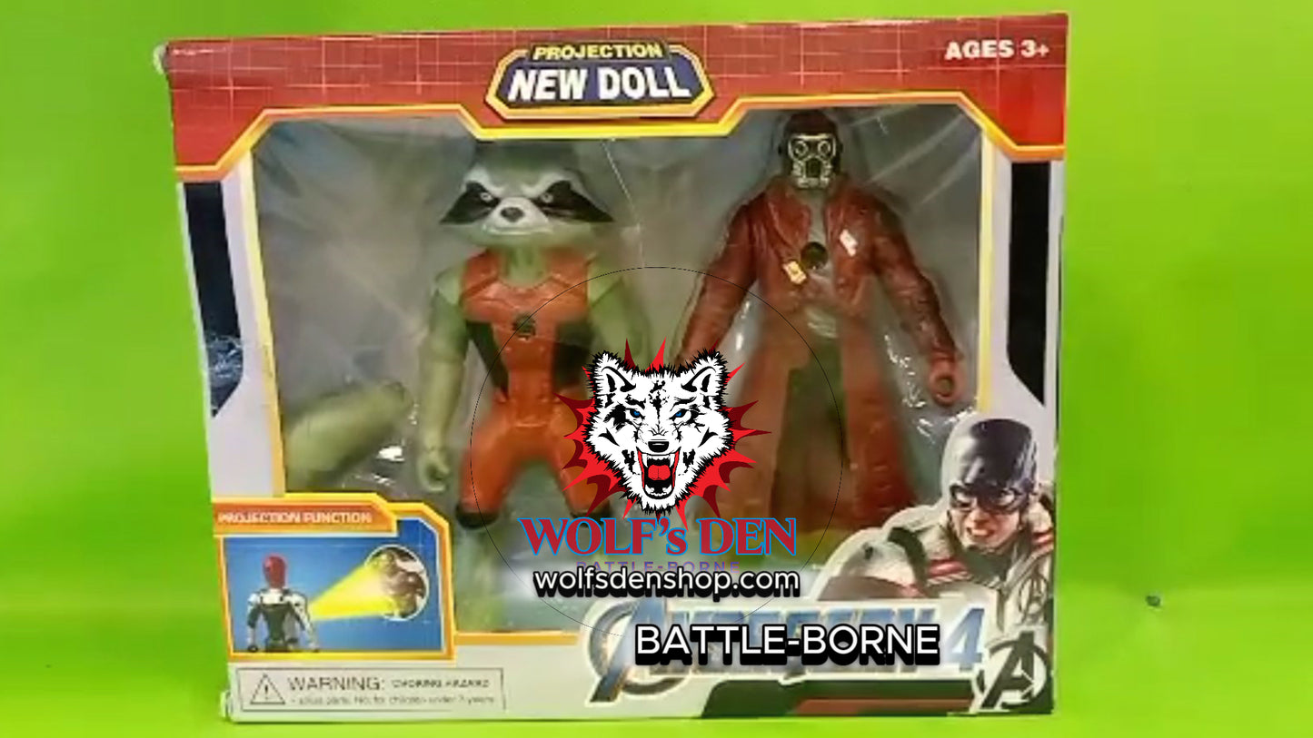 WWE Wrestling DX Vs Marvel Guardians Of The Galaxy Video Game Characters and Action Figures