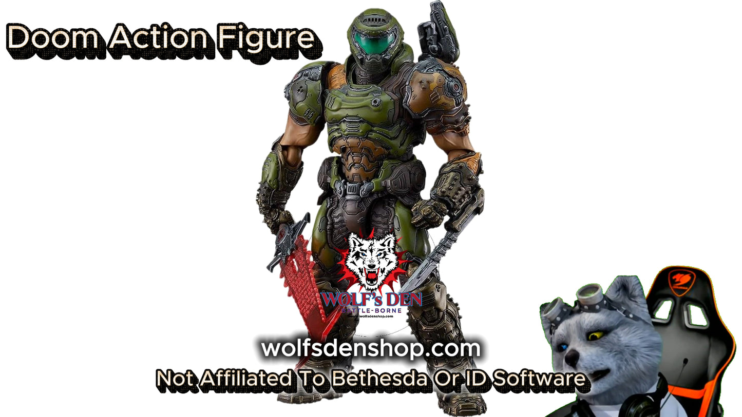 Doom Action Figure, Demon Slayer.