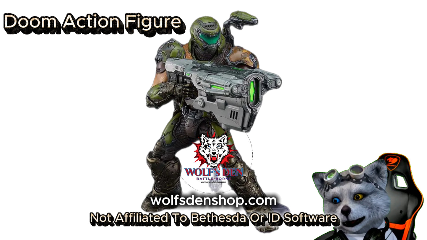 Doom Action Figure, Demon Slayer.