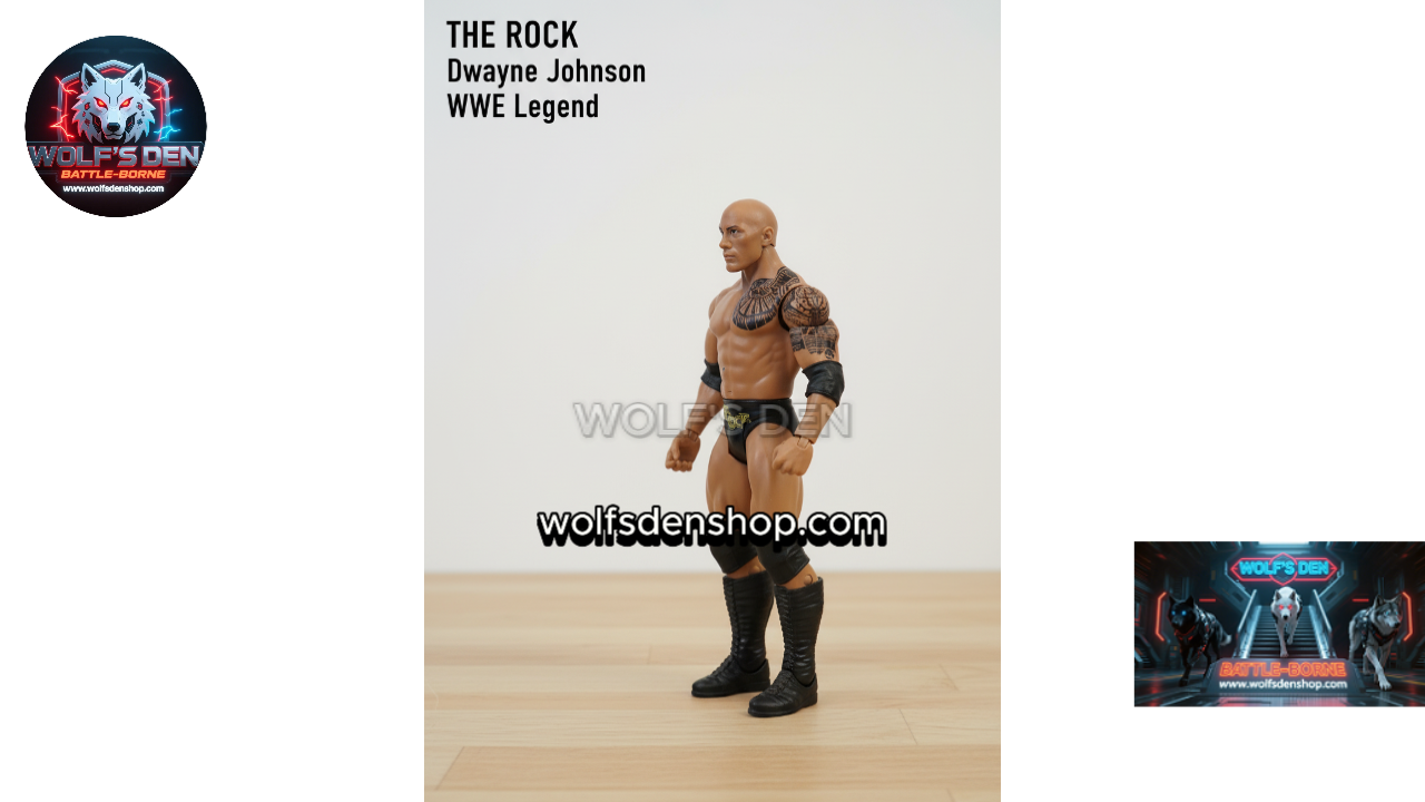 The Rock Action Figure – Premium Collectible | Wolf's Den