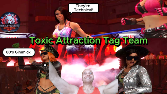 WWE2K Episode 4 Stacy SkyHawk and Cora Jade vs Toxic Attraction Gigi Dolan and Jacy Jayne Tag Team
