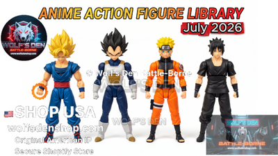 Wolf's Den Battle-Borne Presents Its: Library of Anime and Animation Action Figures July 2026