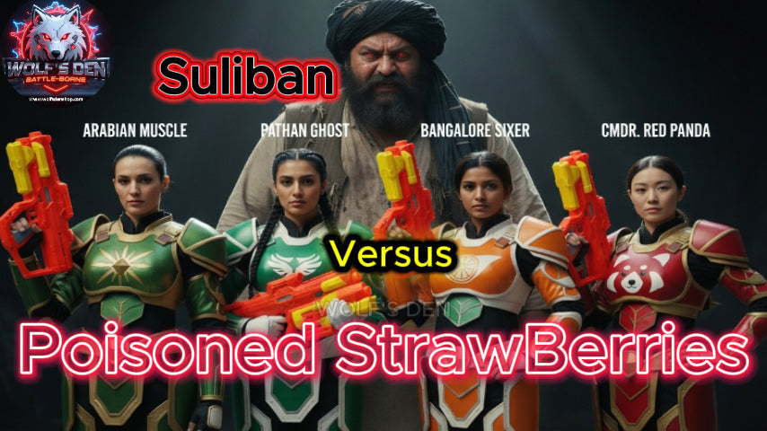 Cover 1: Military Science Fiction Action – Poisoned Strawberries vs Suleiban Commander!