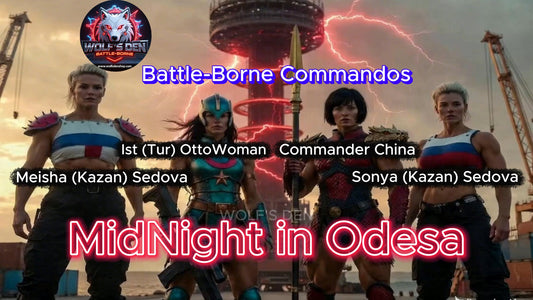 Midnight in Odesa - The Villains Episode 3, Finale: Commander China, Istanbul OttoWoman &amp; The Kazan Sedova Twins The clock strikes midnight.