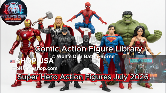 Wolf's Den Battle-Borne: New Collector's Figures Reveal! Super Hero Action Figures July 2026
