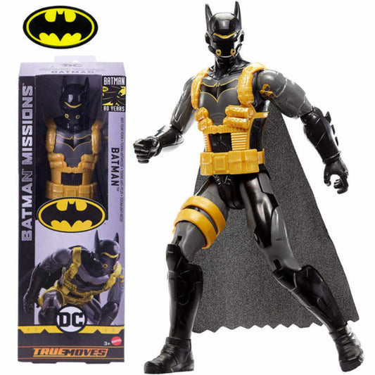 Batman Missions Action Figure Yellow and Black