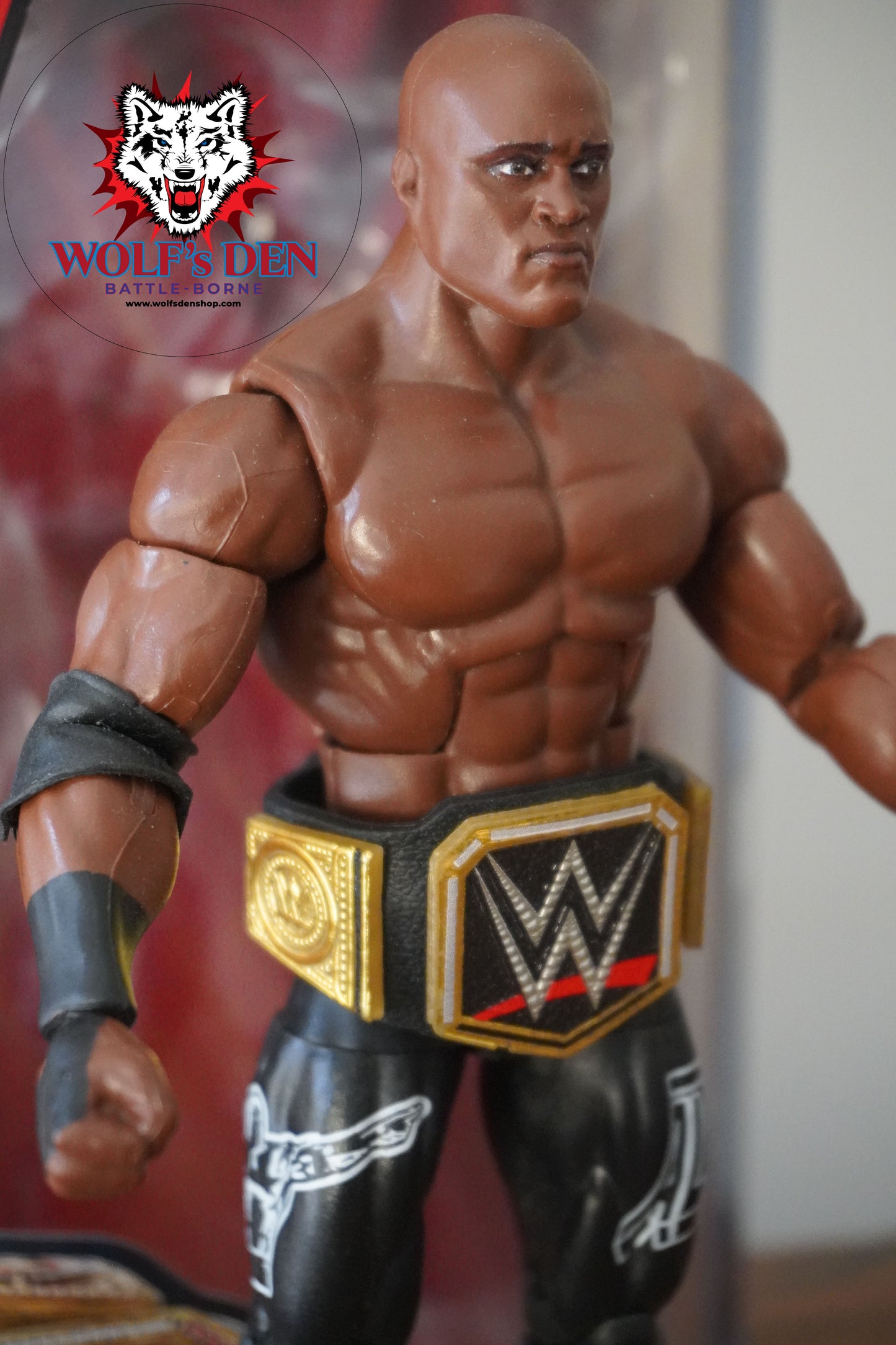 Bobby Lashley Elite Action Figure With WWE Championship Belt