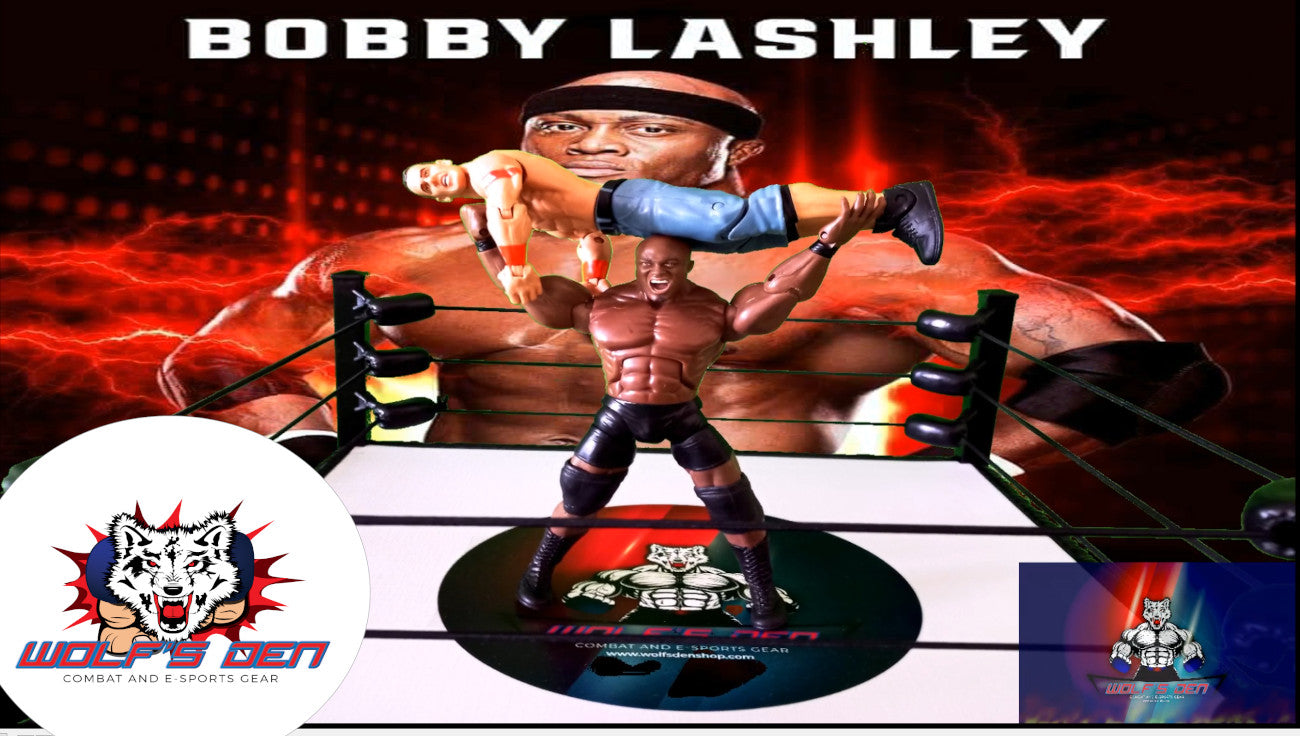 Evolution Pack Pro Wrestling AEW and WWE Action Figures Bobby Lashley Degeneration X Rob Van Damme Evolution