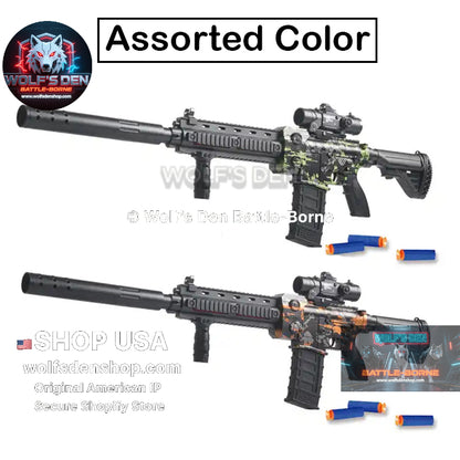 Wolf's Den Battle-Borne M416 Foam Blaster Rifle