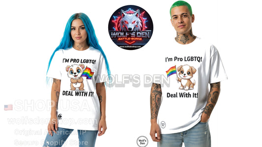 I'm Pro LGBTQ, Deal With It! — Unisex Oversized Tee