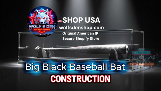 Official Wolf's Den Black Baseball Bat - Maxima "Canada One" Signature Collectible