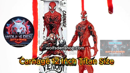 Carnage 12 Inch Action Figure - Marvel Villain Collectible