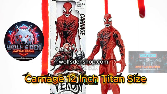 Carnage 12 Inch Action Figure - Marvel Villain Collectible