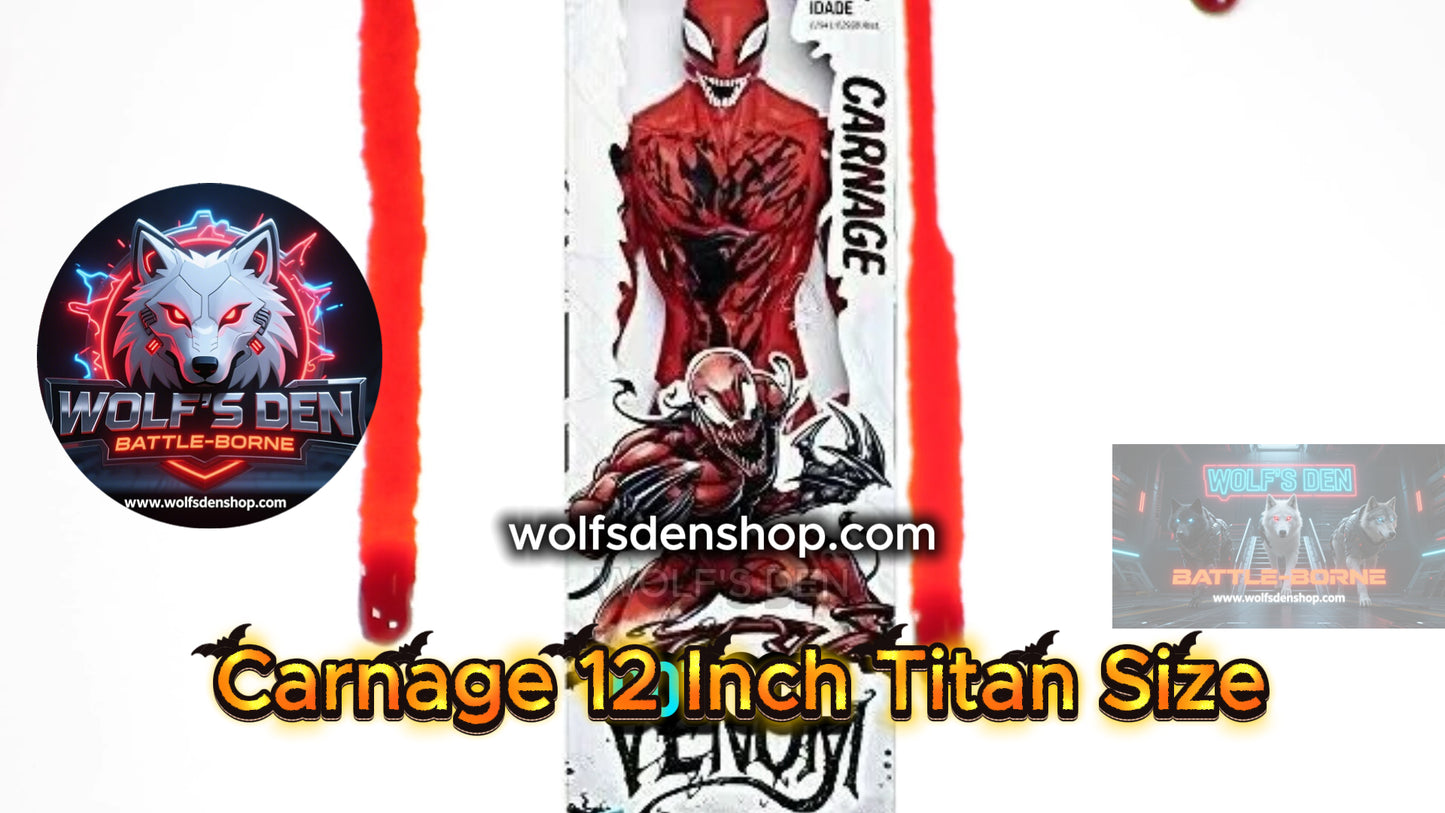 Carnage 12 Inch Action Figure - Marvel Villain Collectible