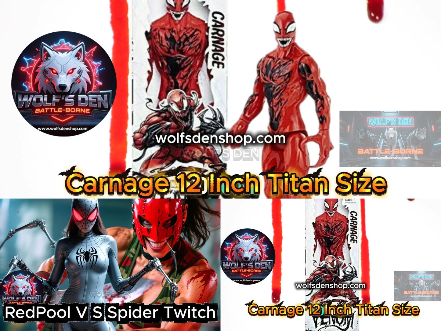 Carnage 12 Inch Action Figure - Marvel Villain Collectible