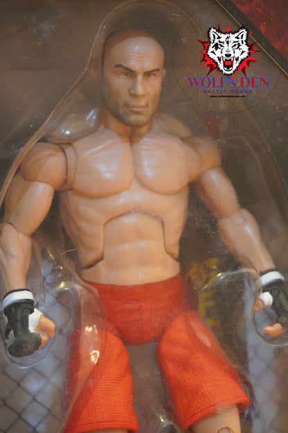 UFC MMA Action Figures Chuck Liddell vs Randy Coture with Light Heavyweight Championship Belt