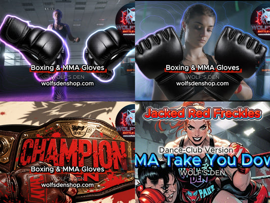 Unleash Your Fighting Spirit Premium MMA, Muay Thai & Jiu-Jitsu Gloves