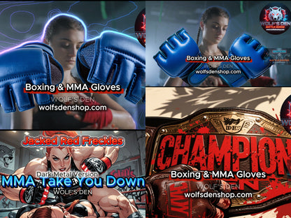 Unleash Your Fighting Spirit Premium MMA, Muay Thai & Jiu-Jitsu Gloves