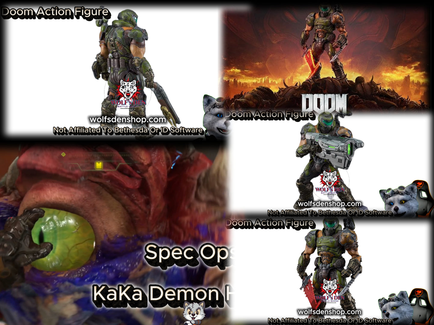 Doom Action Figure, Demon Slayer.