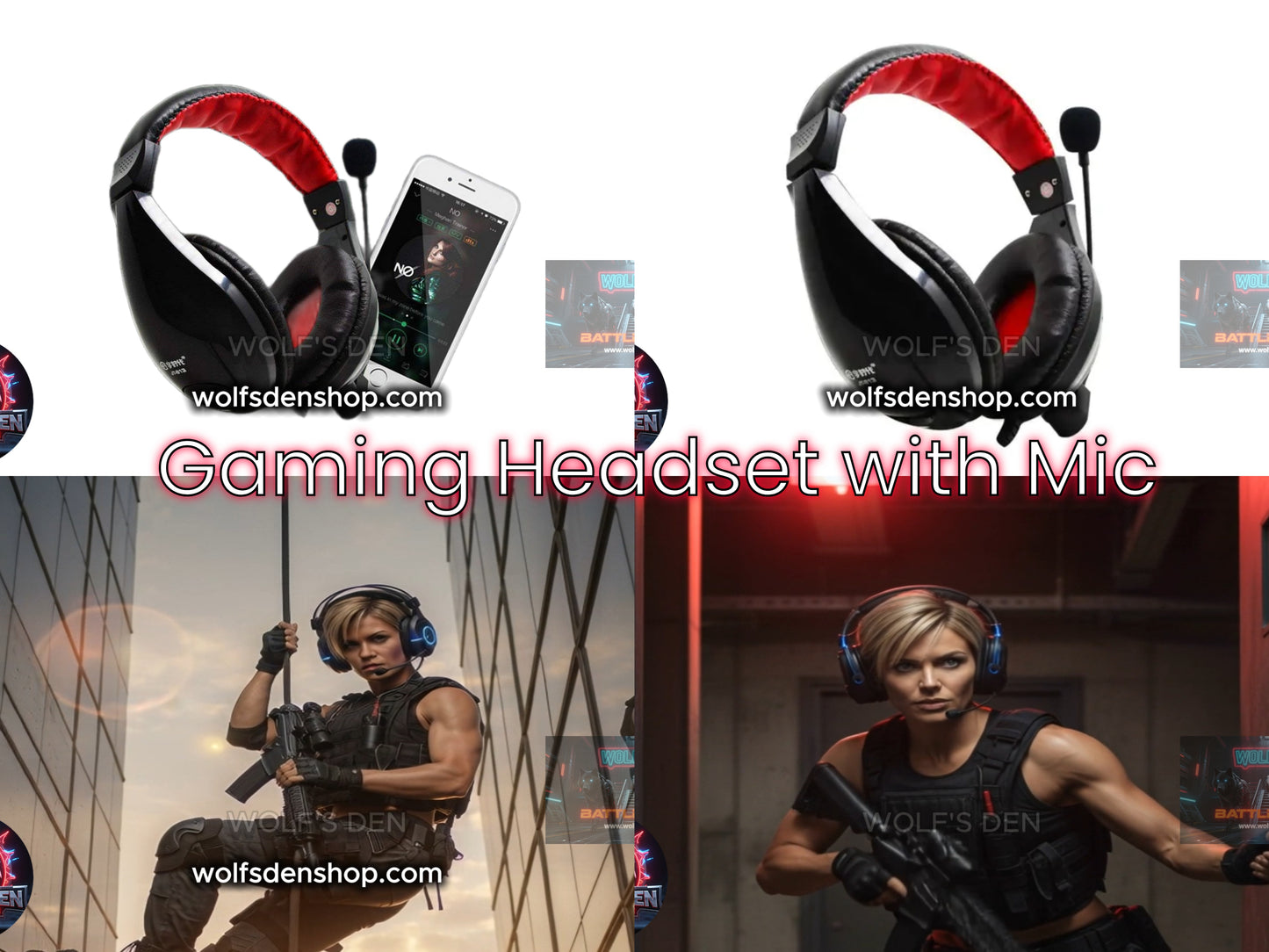 Cynthia Ironfort Gaming Headset - Pro Mic & Immersive Sound