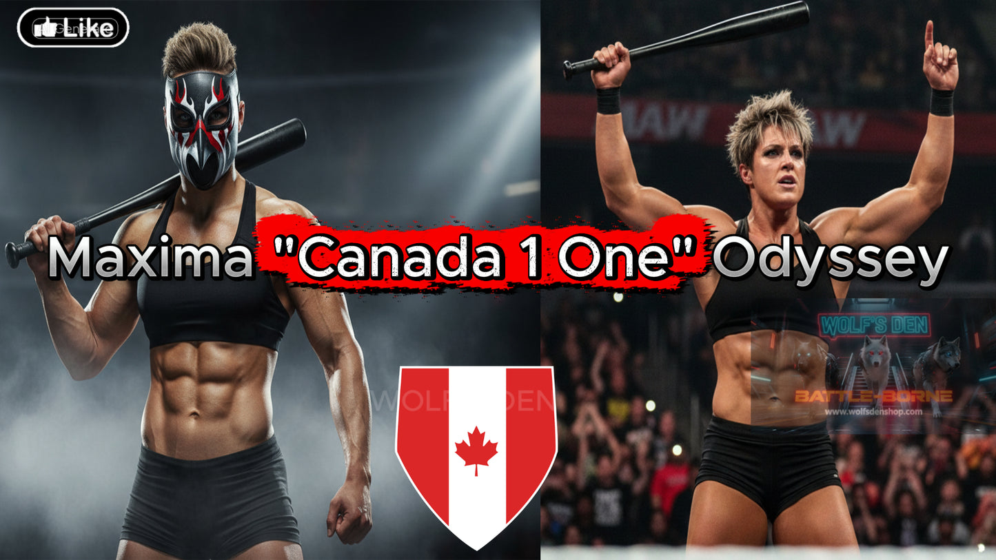 Official Wolf's Den Black Baseball Bat - Maxima "Canada One" Signature Collectible