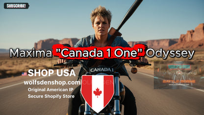 Official Wolf's Den Black Baseball Bat - Maxima "Canada One" Signature Collectible