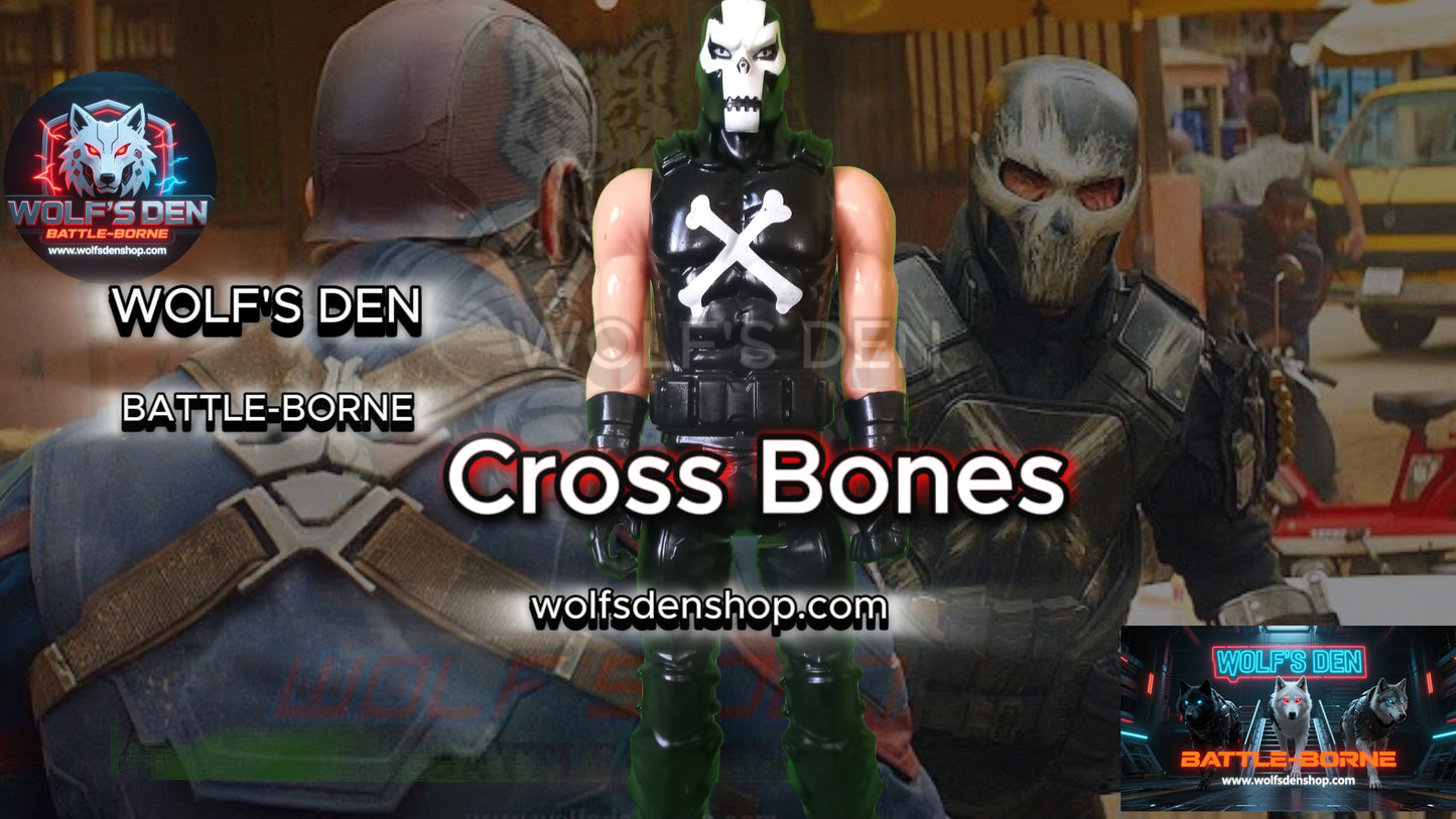 Cross Bones 12" Titan Action Figure - Marvel Legends (Preloved)