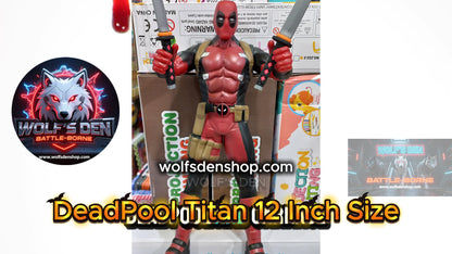 DeadPool 12 Inch Titan Size With Double Katana Swords