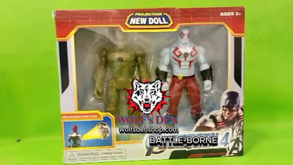 WWE Wrestling DX Vs Marvel Guardians Of The Galaxy Video Game Characters and Action Figures
