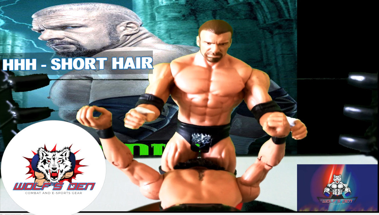 Evolution Pack Pro Wrestling AEW and WWE Action Figures Bobby Lashley Degeneration X Rob Van Damme Evolution