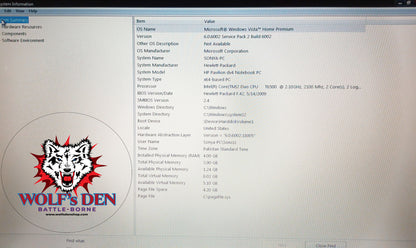 HP Pavilion Notebook PC Core 2 Duo