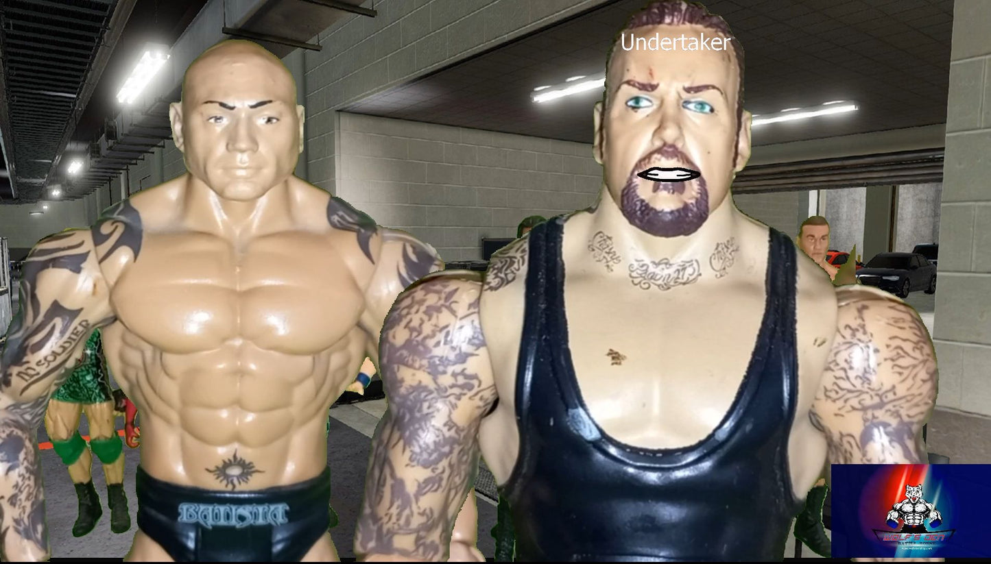 John Cena Explains to Krillin from Dragon Ball, Spider-Man, Undertaker, Roman Reigns, Randy Orton, Ryback, Seth Rollins, Dolph Ziggler, Kevin Owens, Batista, The Rock and Young Rock his Box Fashion Sense