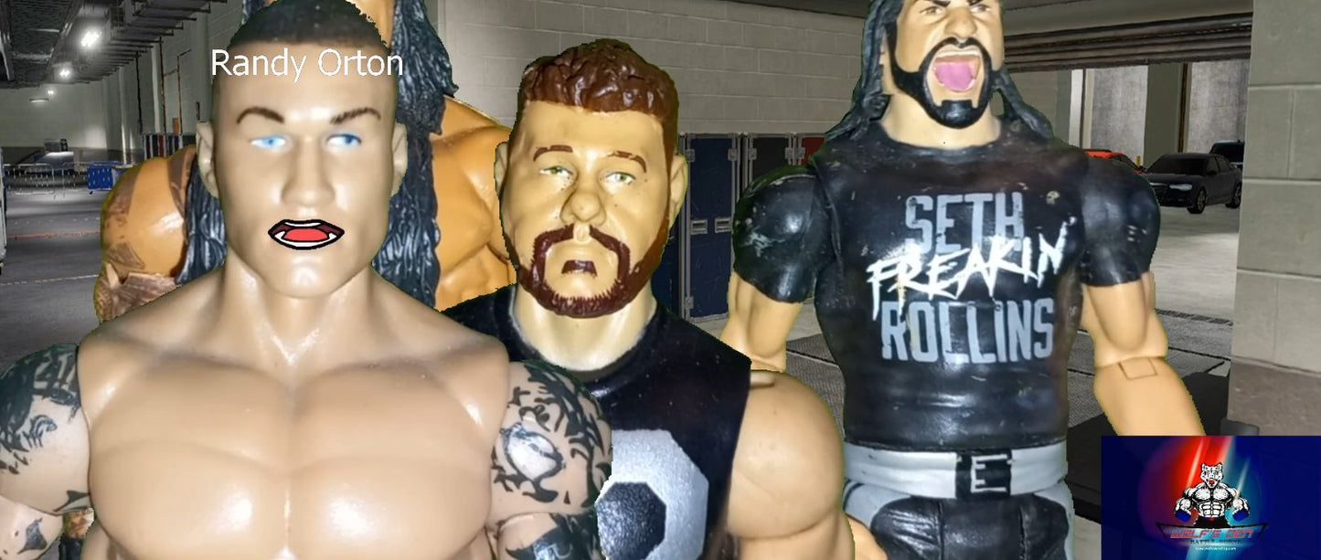 John Cena Explains to Krillin from Dragon Ball, Spider-Man, Undertaker, Roman Reigns, Randy Orton, Ryback, Seth Rollins, Dolph Ziggler, Kevin Owens, Batista, The Rock and Young Rock his Box Fashion Sense