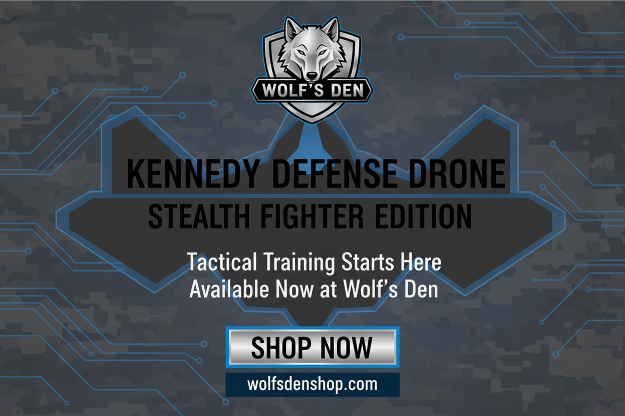 Kennedy Defense Drone - Stealth Fighter Edition | Tactical RC Jet VTOL System