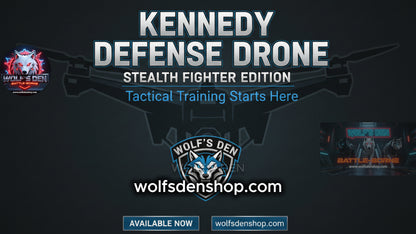 Kennedy Defense Drone - Stealth Fighter Edition | Tactical RC Jet VTOL System
