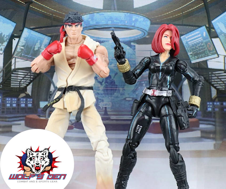 Marvel Versus Capcom Action Figures Ryu Vs Black Widow