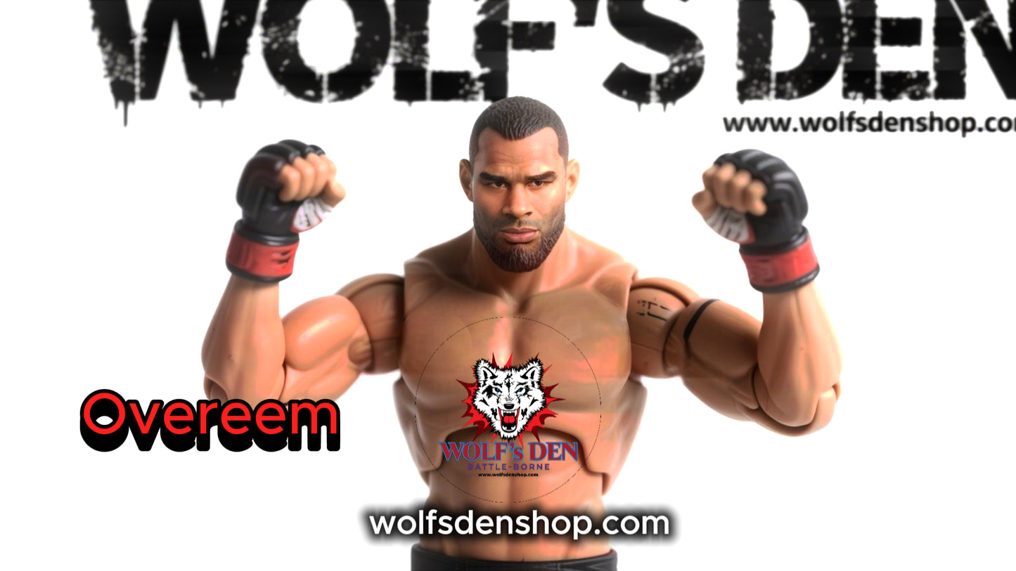 Alistair Overeem, Brock Lesnar and Tyron Woodley UFC MMA Action Figures