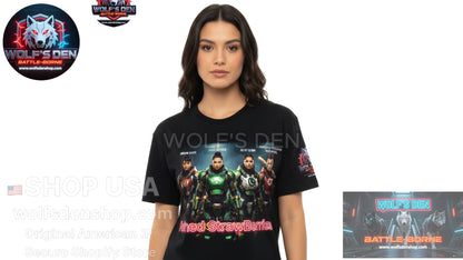 Axiom America vs Commander Red Dragon | Wolf's Den Battle-Borne Collector's Tee Set — PRE-ORDER NOW