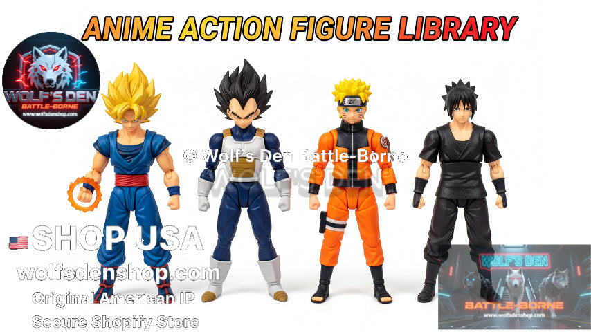 Krillin Picollo Android 17 and Goku Classic Dragon Ball Action Figures | Wolf's Den