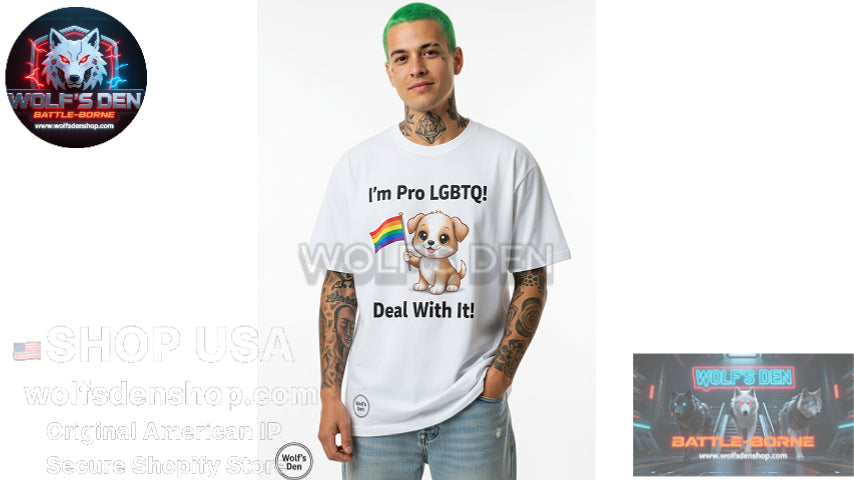 I'm Pro LGBTQ, Deal With It! — Unisex Oversized Tee