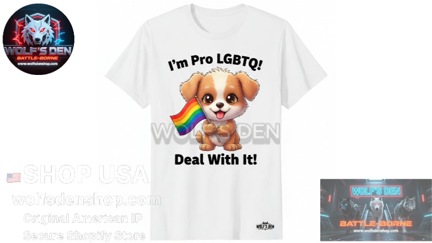 I'm Pro LGBTQ, Deal With It! — Unisex Oversized Tee