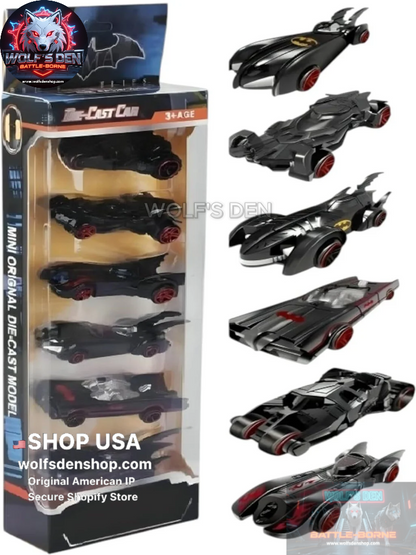 Wolf's Den Batmobile Die-Cast Collector's Box Set — Iconic Batman Vehicles