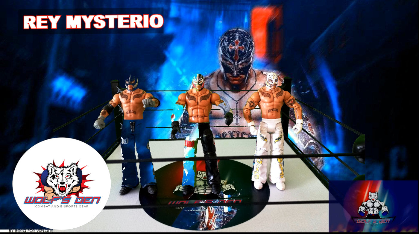 The Shield Pack Pro Wrestling AEW and WWE Action Figures The Shield Seth Rollins Dean Ambrose Roma Reigns Jeff Hardy Rey Mysterio Undertaker Kane