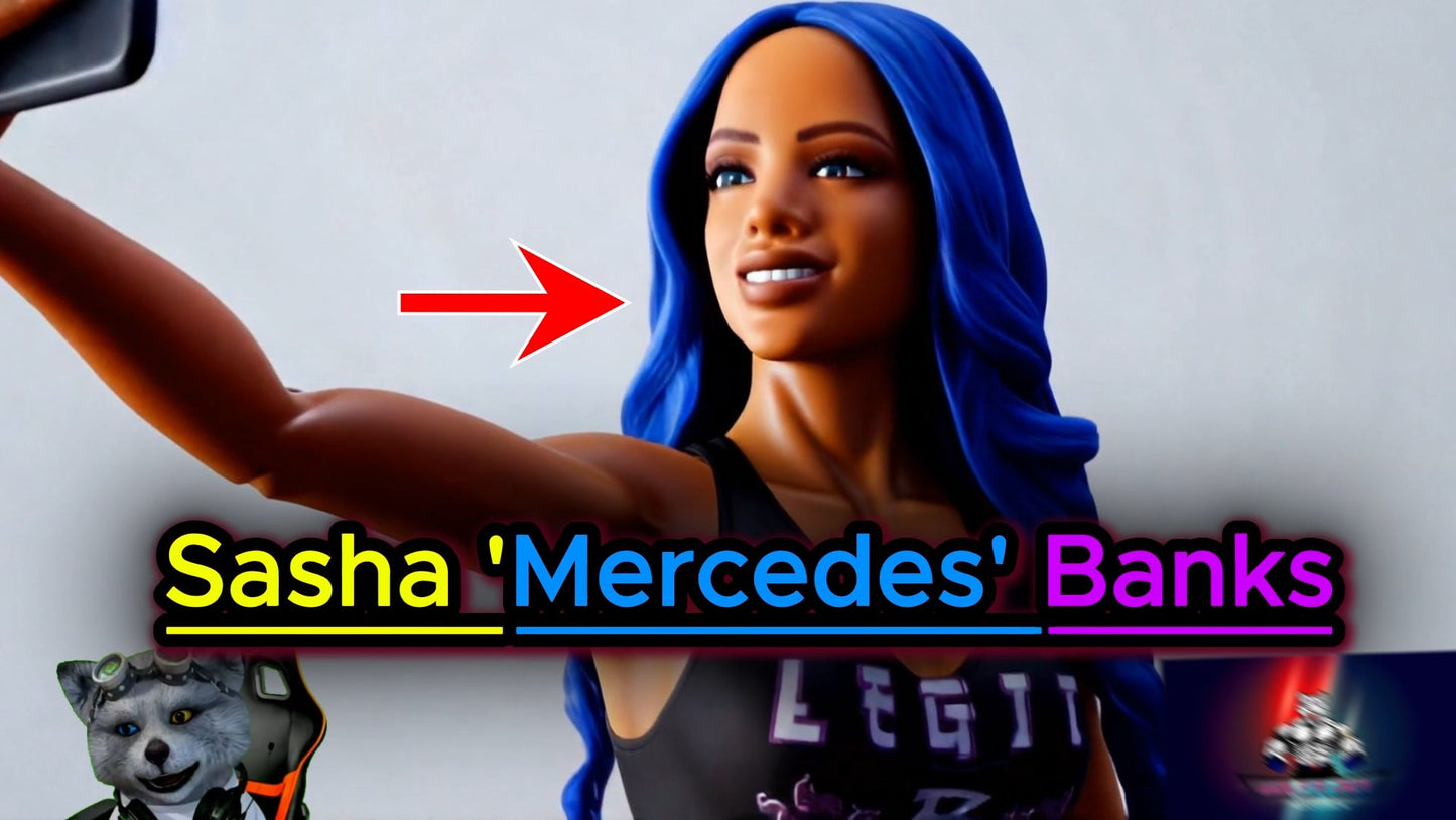 Sasha Mercedes Banks WWE Action Figure
