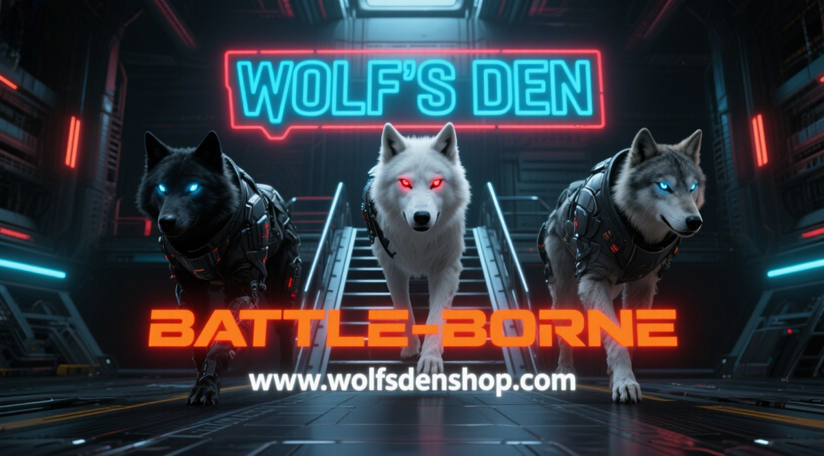 Wolf's Den Battle-Borne Banner
