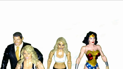 Trish Stratus Vs Gal Gadot a.k.a Wonder Woman with Vince McMahon